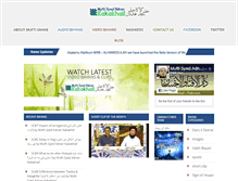 Tablet Screenshot of muftiadnankakakhail.com